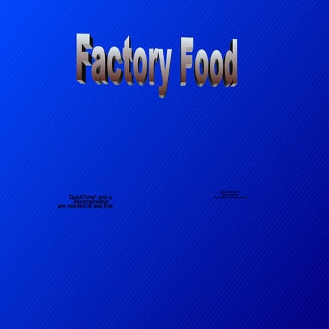 Healthcare(factory food)
