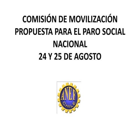 Actividades paro 24 y 25 agosto listo