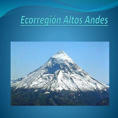Power point altos andes 