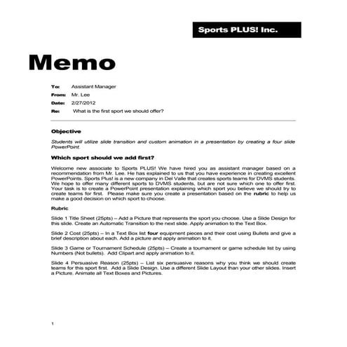 PowerPoint Assignment 3