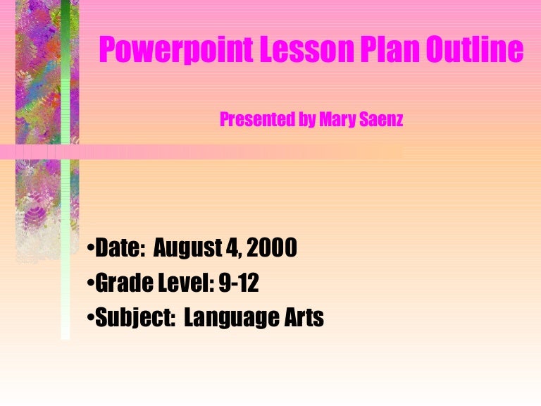 powerpoint assignment example