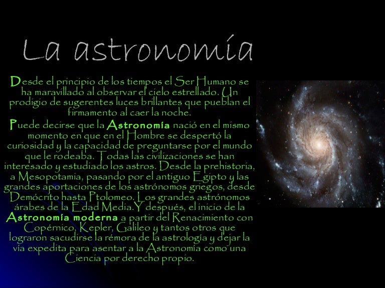 Power point de astronomia