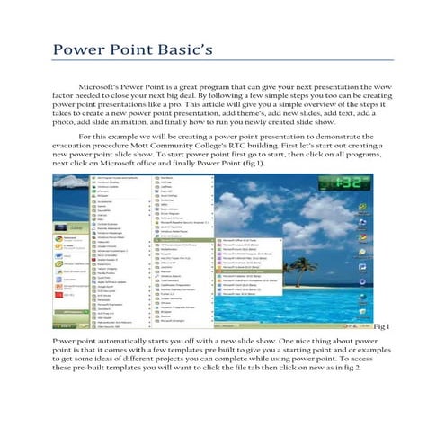 Power Point Basic