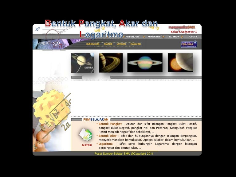 Power Point Bentuk Pangkat Akar Logaritma