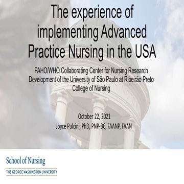 GUIDELINES ON ADVANCED PRACTICE NURSING 2020 | PDF