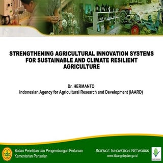 Strengthening Agricultural Innovati...