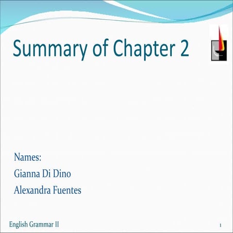 Powerpoint chapter 2 (di dino fuentes)