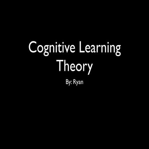 Powerpoint cognitive