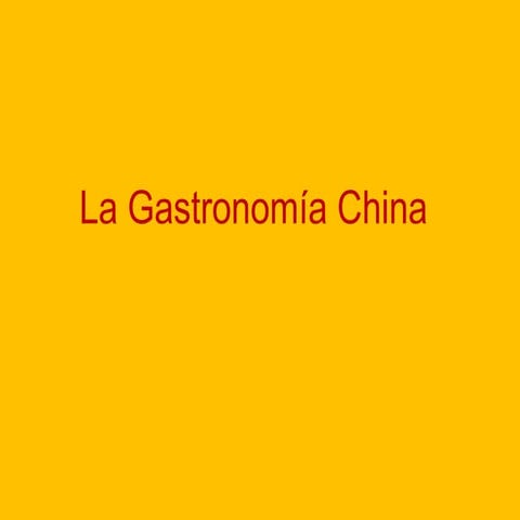 Gastronomia china