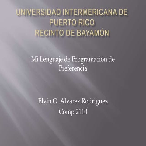 Lenguaje de programacion de alto nivel