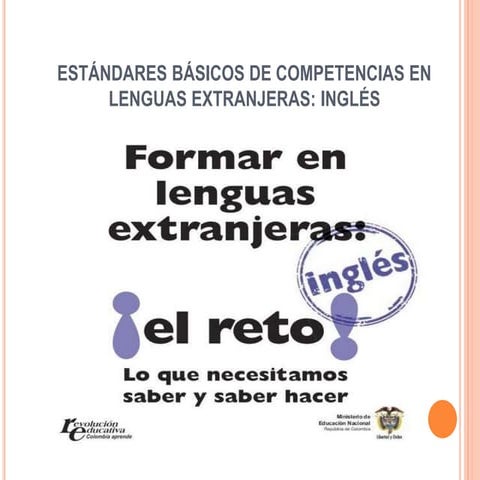  competencias para el aprendizaje del inglés