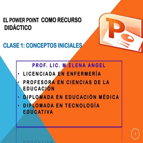 Power point conceptos iniciales | PPTX
