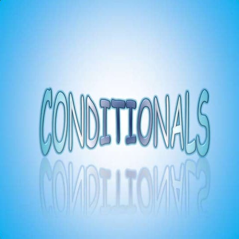 Power point conditionals | PPT