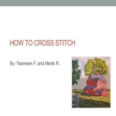 Powerpoint crosstitch | PPTX