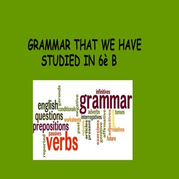Power point de grammar 1