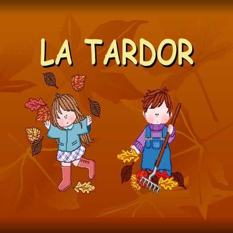 Power Point De La Tardor