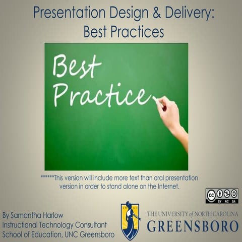 Powerpoint Design: Best Practices