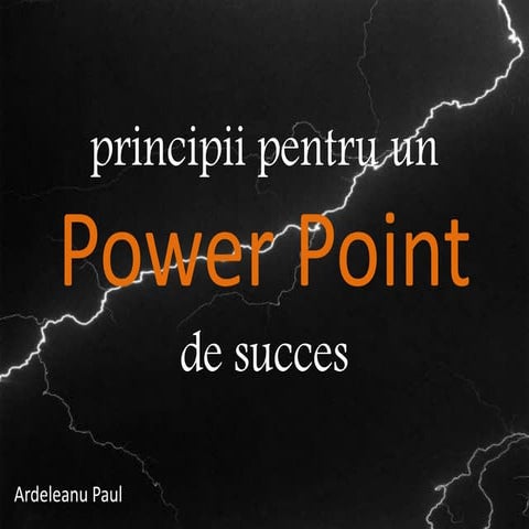 Power point de succes by Paul Ardeleanu
