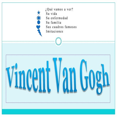 Power point de vincent van gogh