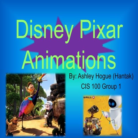 Disney Pixar Presentation