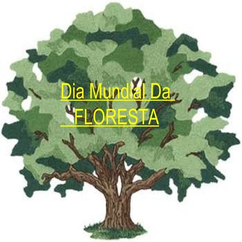 Powerpoint do dia mundial da floresta - Ana e Adriana 6.º I