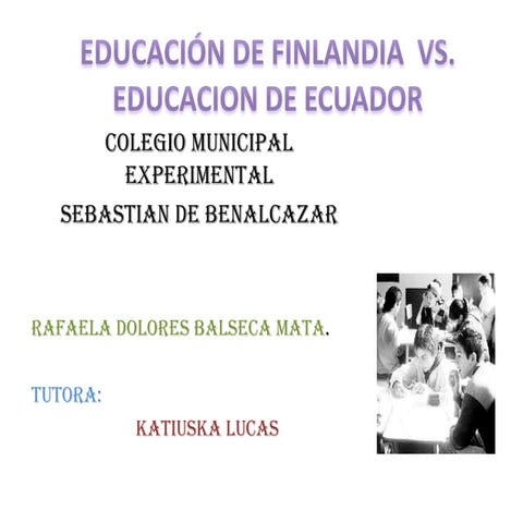Power point educación en finlandia