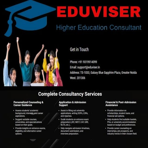 we are here for you as a Study Abroad Consultant.