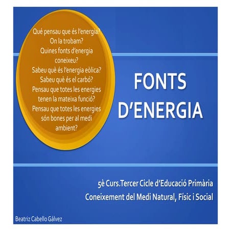 Powerpoint energies BCG I