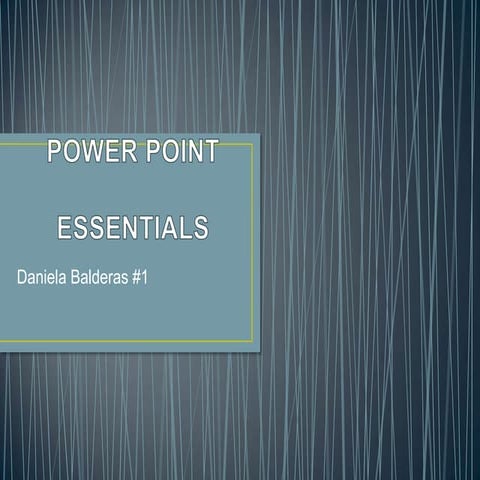 Power Point Essentials