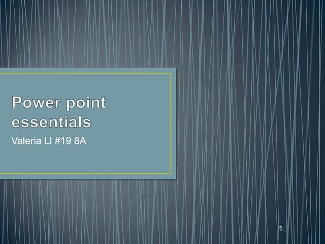 Power point essentials