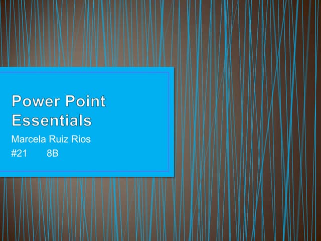 Power point essentials