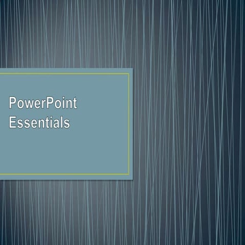 Power point essentials
