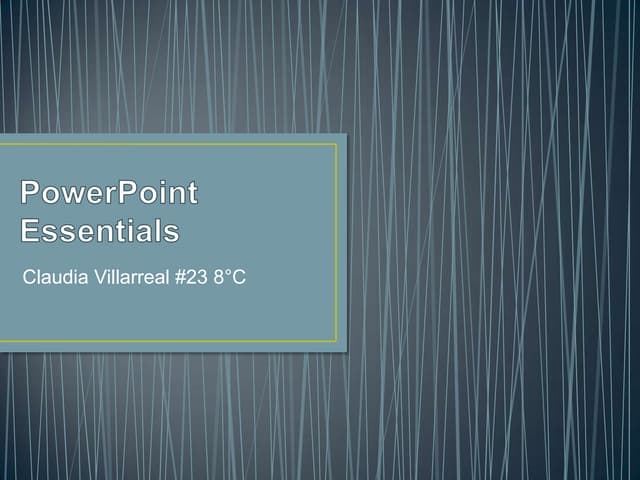 Power point essentials