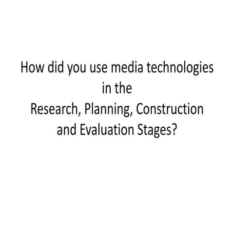 Powerpoint evaluation