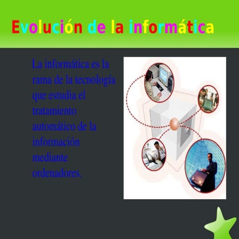 Power point evolucion de la informatica