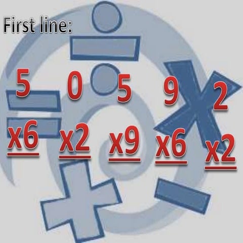 Powerpoint flashcard  multiplication