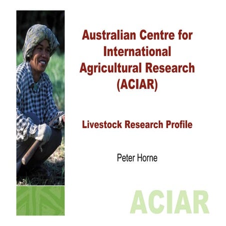 Livestock Research Profile