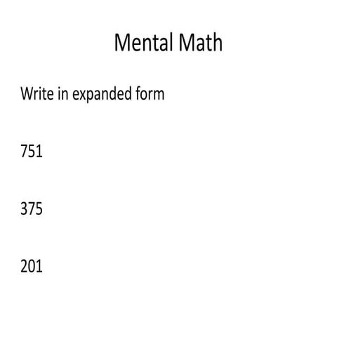 2nd Grade Math Place Value Disk Model