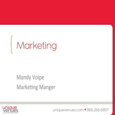 Marketing at Region 4