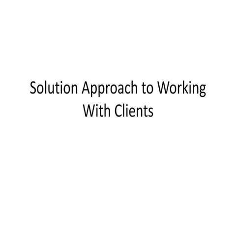 Power point for workshop