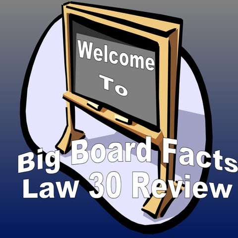 Power point game  law 30