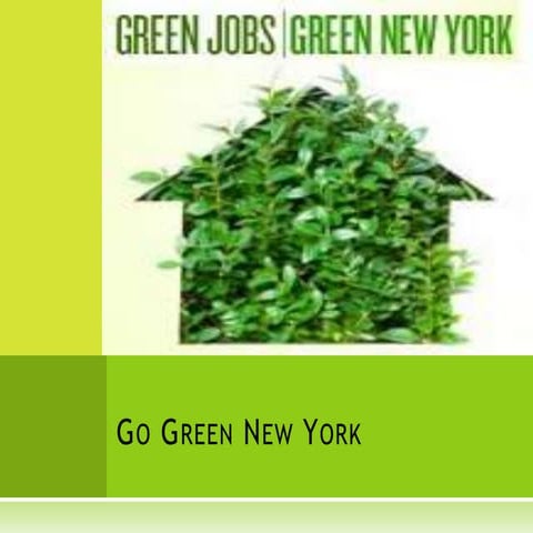 Green Jobs Green New York
