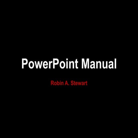 Power point guide