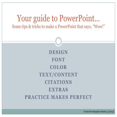 PowerPoint Guide