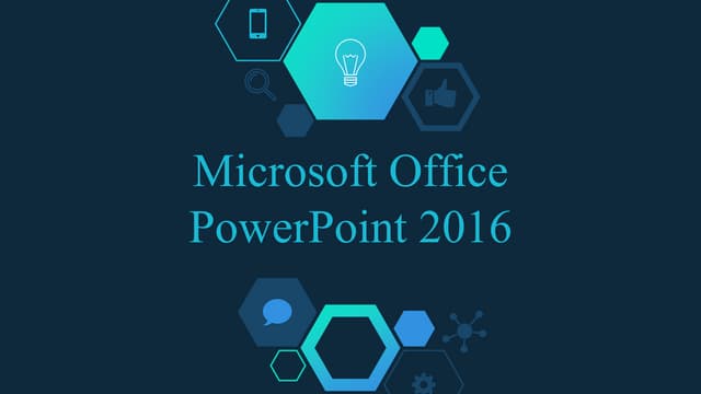 Power point guidelines
