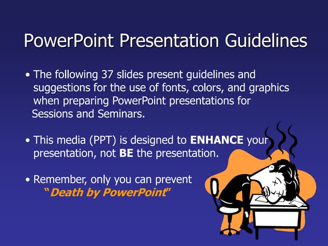 Powerpoint Guidelines