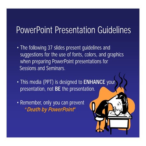 Powerpoint Training - Ten golden rules for making effective ...