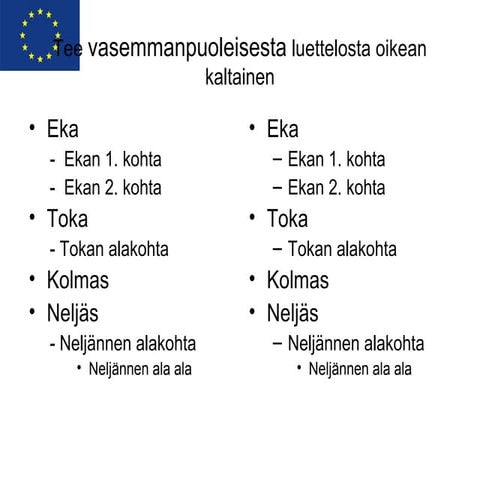 Powerpoint harjoitus1