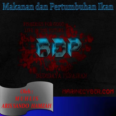 Makanan dan Pertumbuhan pada Ikan