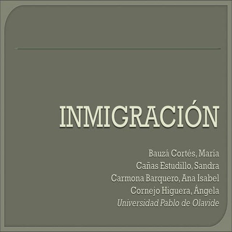 Power Point Inmigración